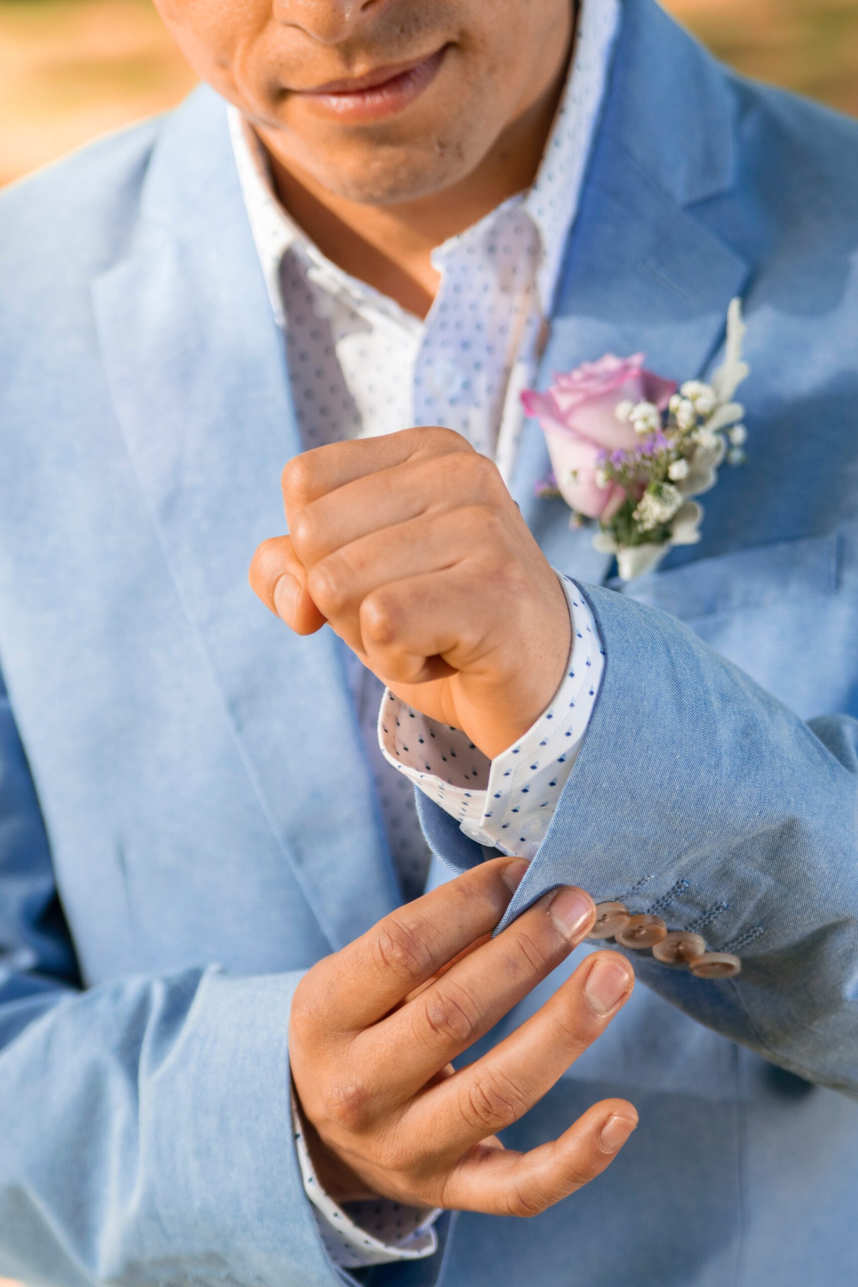 wiosenne stylizacje na wesele dla facetów